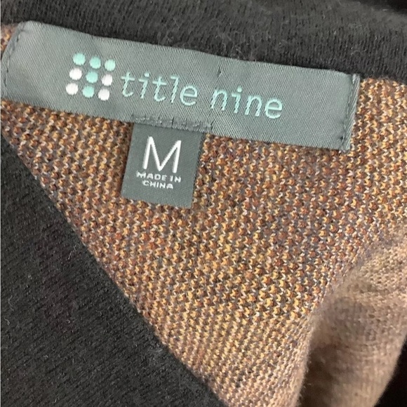 Title Nine Sz M Extra Fine Merino Wool Knit A-Line Golf Skirt Multicolor - Picture 5 of 6